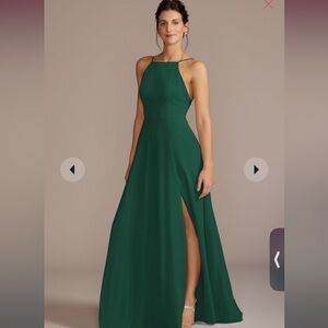 NWT Davids Bridal High Neck Bridesmaid dress